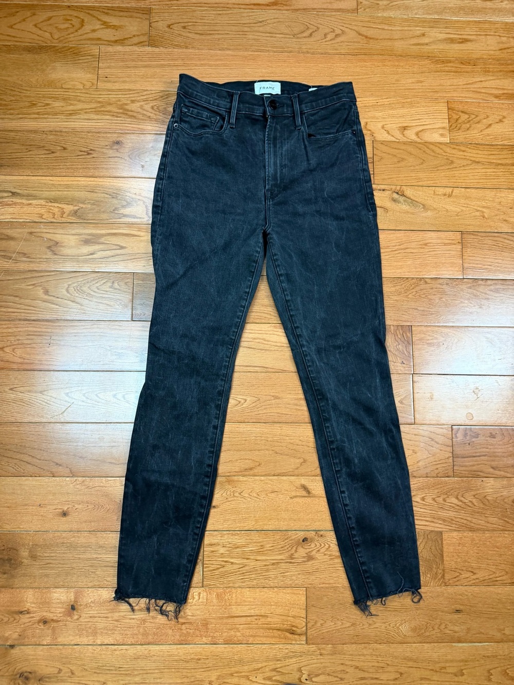 Frame Denim Ali High Rise Cigarette Stretch Jeans